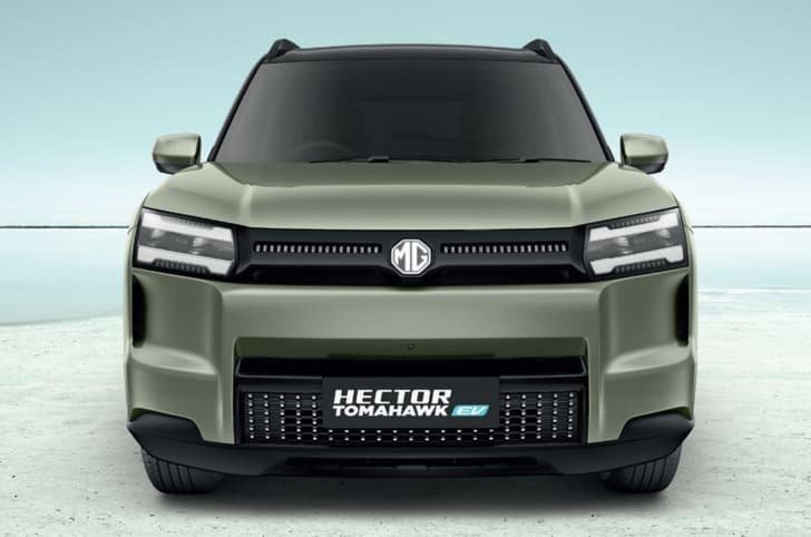 MG Hector Tomahawk EV photo